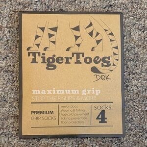 TigerToes Maximum Grip Premium Grip Socks for Dogs